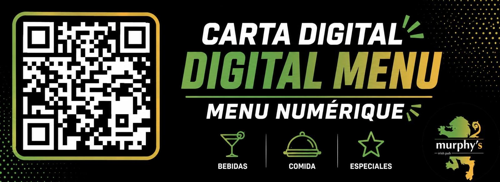 Pegatinas QR para Carta Digital
