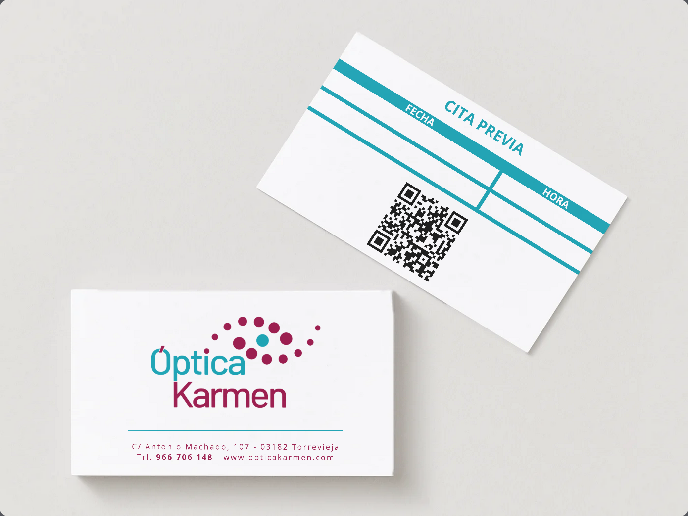 Tarjetas Óptica Karmen