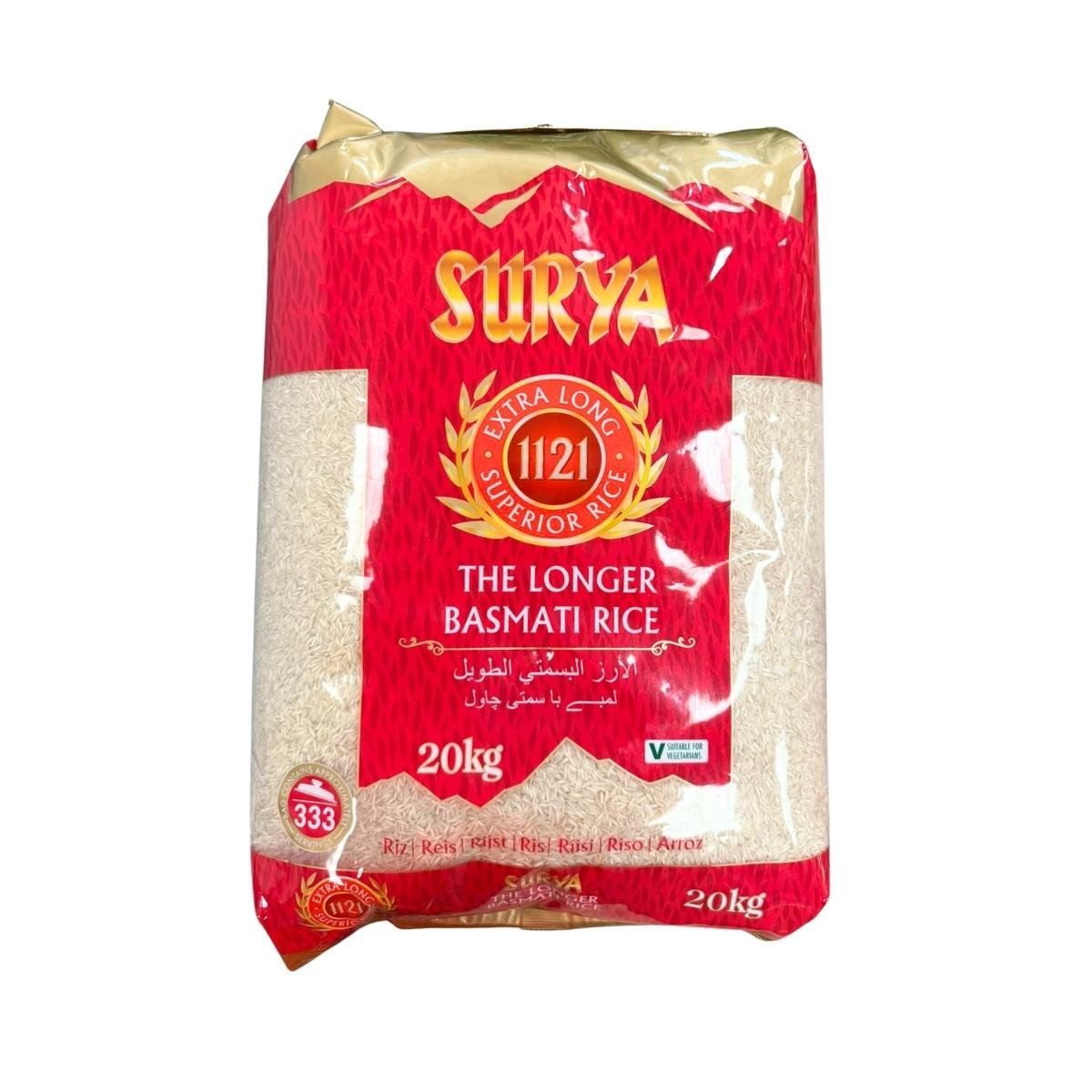 Arroz Basmati Surya 20 KG